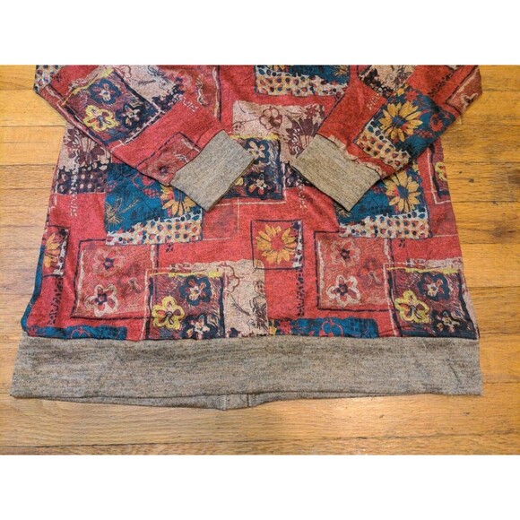 New GRECERELLE Womens Open Front Cardigan Button Down Ribbed Lightweight Top NWT - Picture 7 of 9